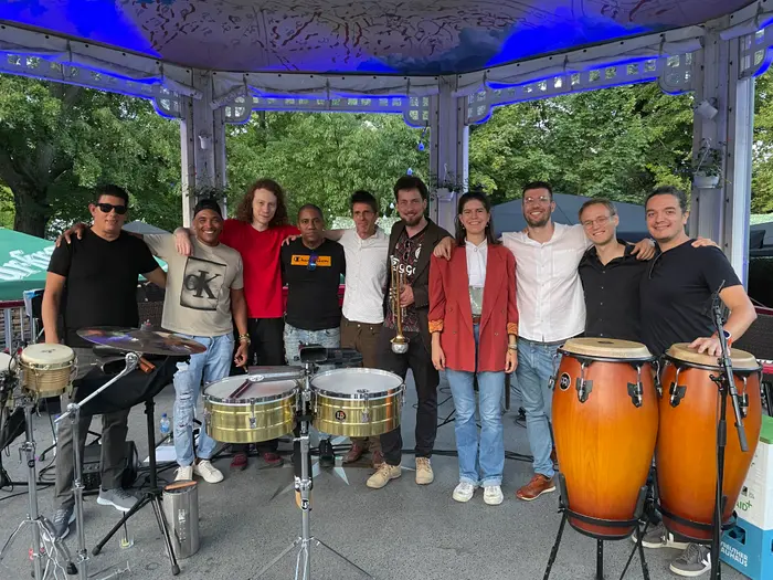 Konzert am Musikpavillon im Clara-Zetkin-Park, Leipzig